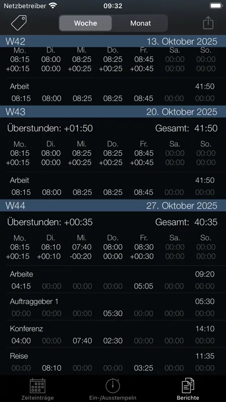 Wochen-Timer (Week Timer) screenshot 5 of 5