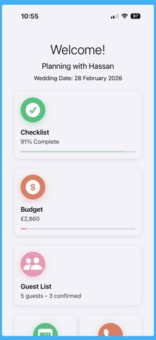 PlanMyWedding screenshot