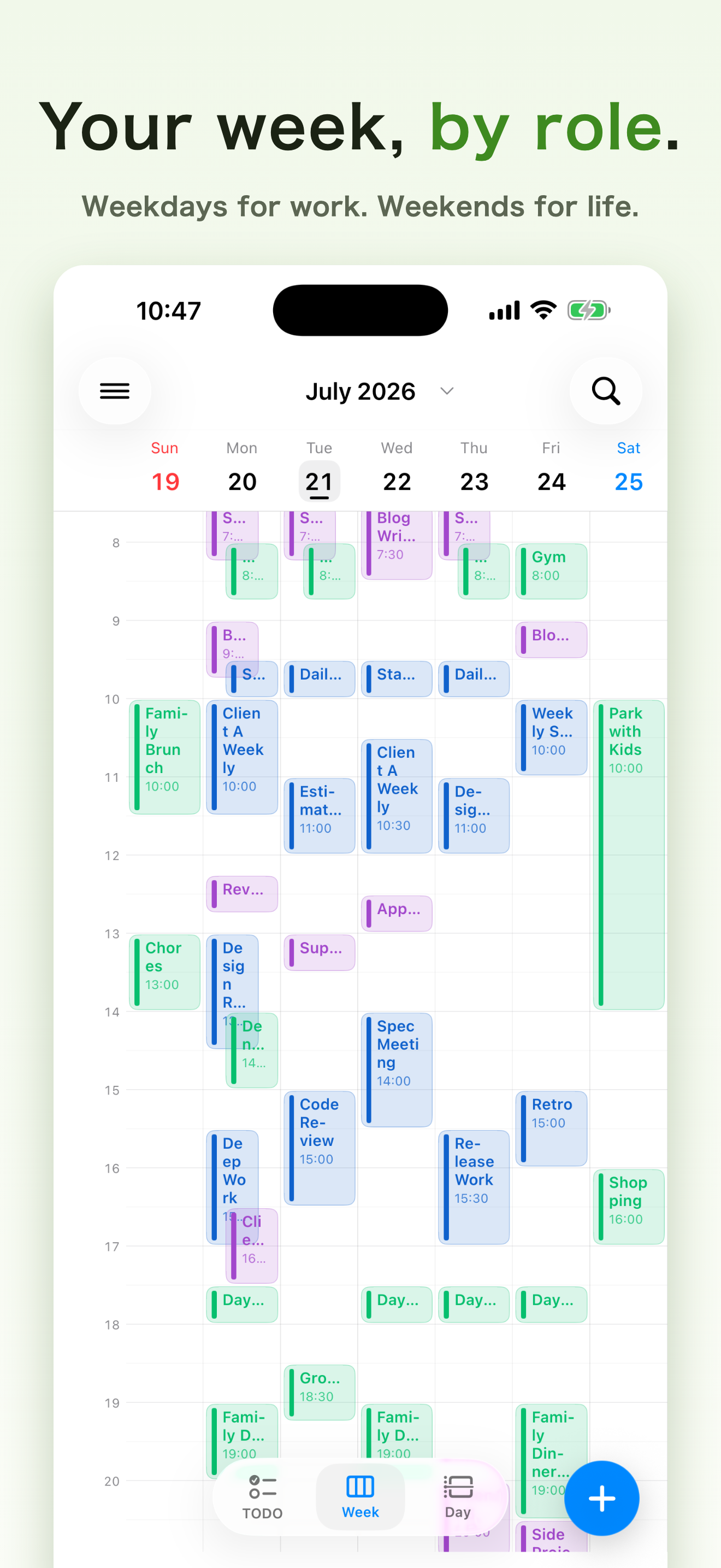 Calendoc: Parallel Calendars screenshot 2