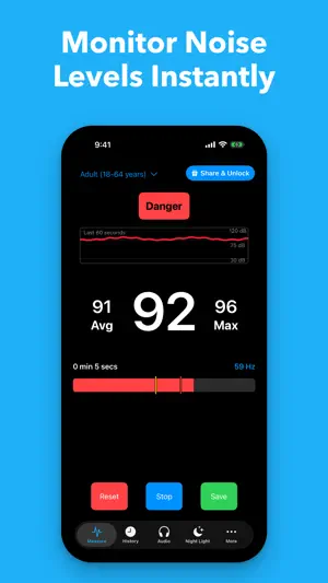 Decibel Shield - dB Meter screenshot 2