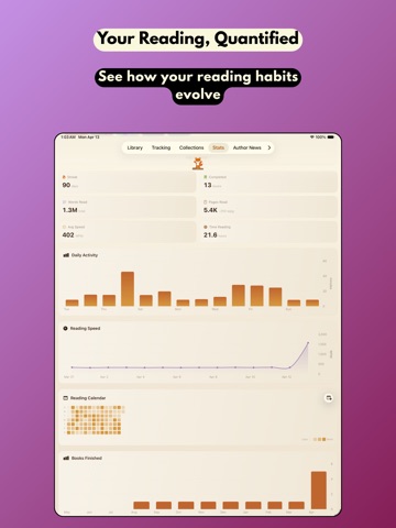 Fox Reader: AI Audiobook Maker iPad screenshot