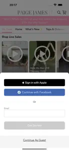 Paige James Boutique screenshot #1 for iPhone