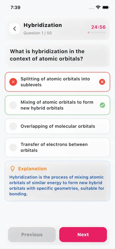 Organic Chemistry Practice Pro screenshot 6 of 6