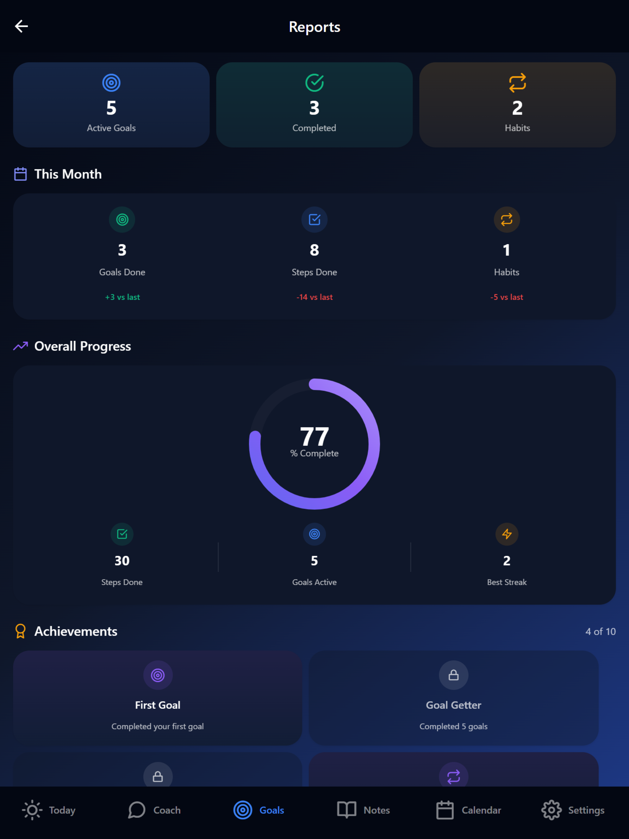 MyGoalBook screenshot 13