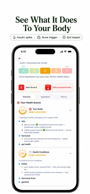 Klar - Food & Cosmetic Scanner screenshot 4