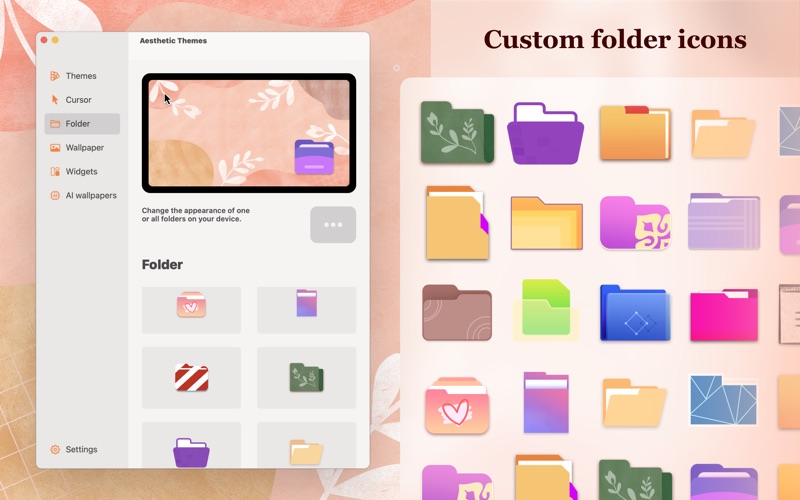Aesthetic Background Themes Screenshot
