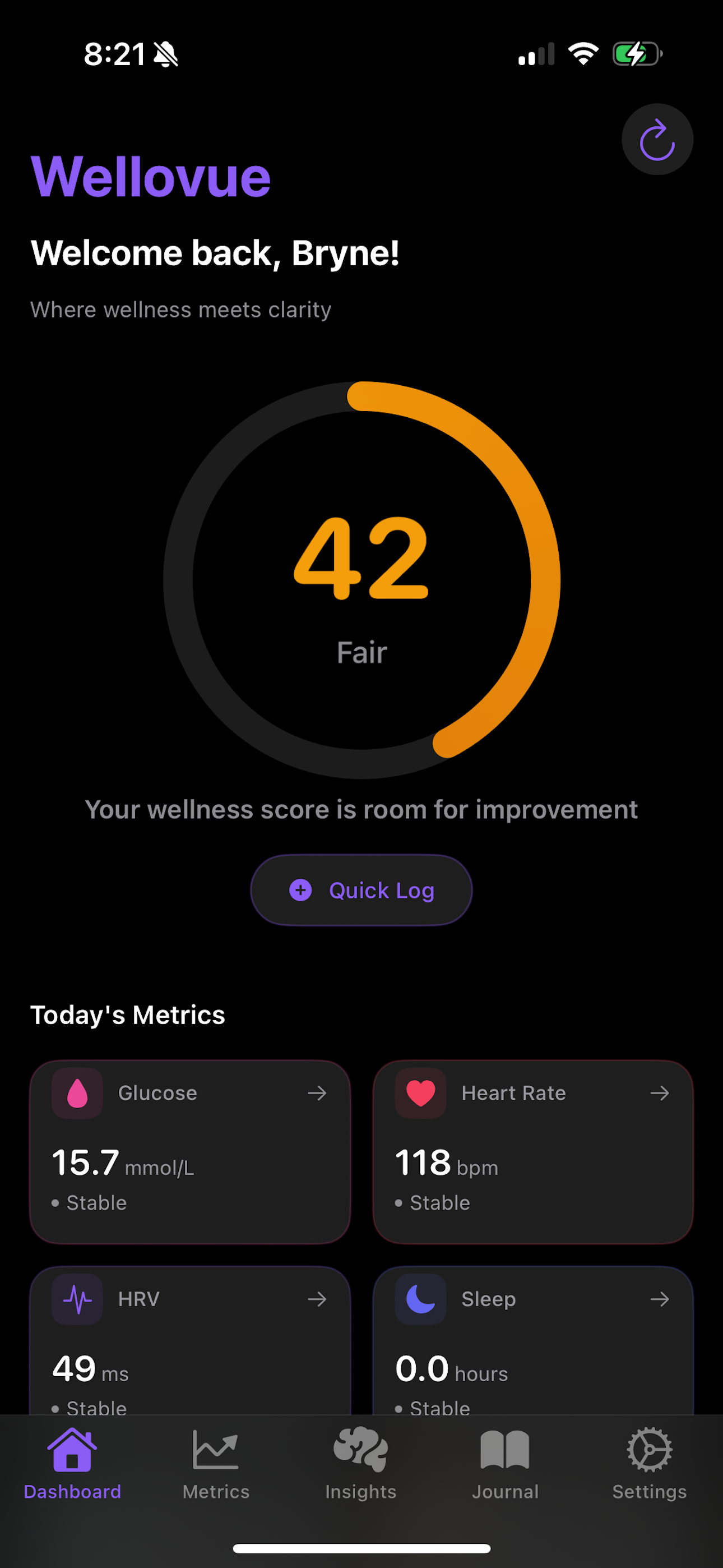 Wellovue screenshot 3