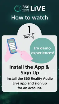 360 Reality Audio Live iphone bilder 2