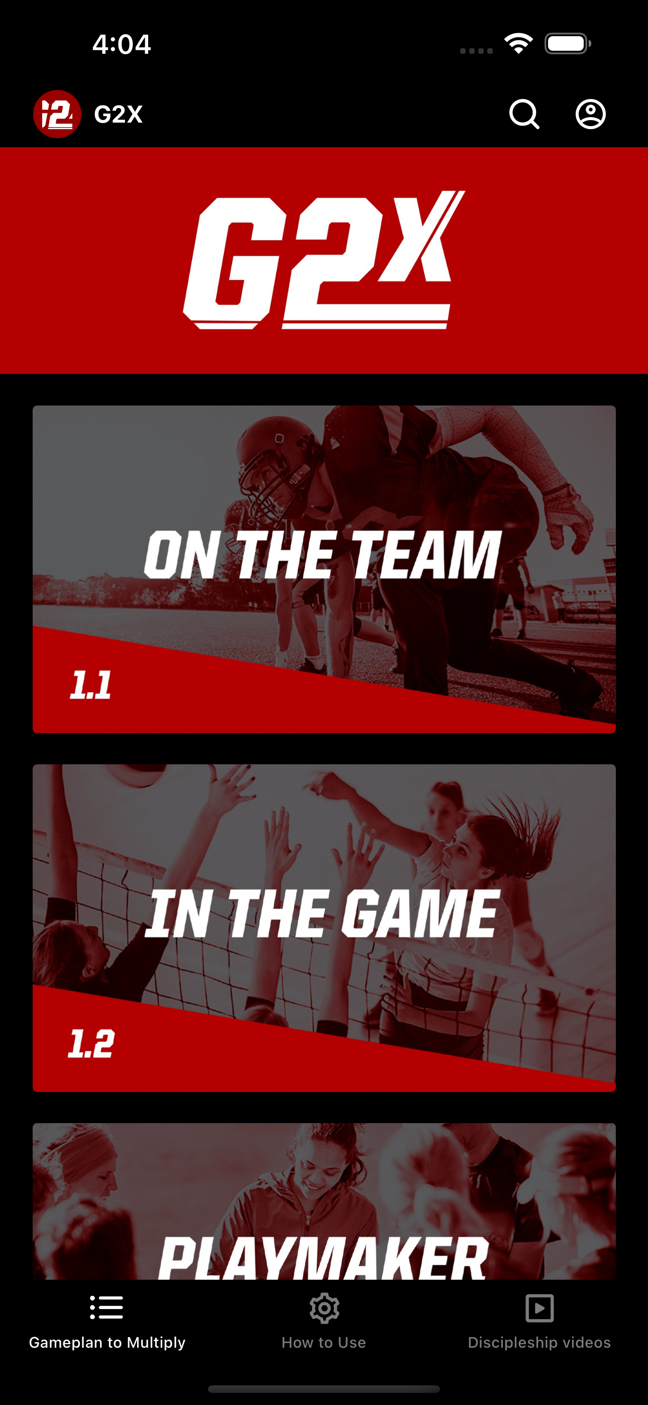 G2X | Athlete Discipleship