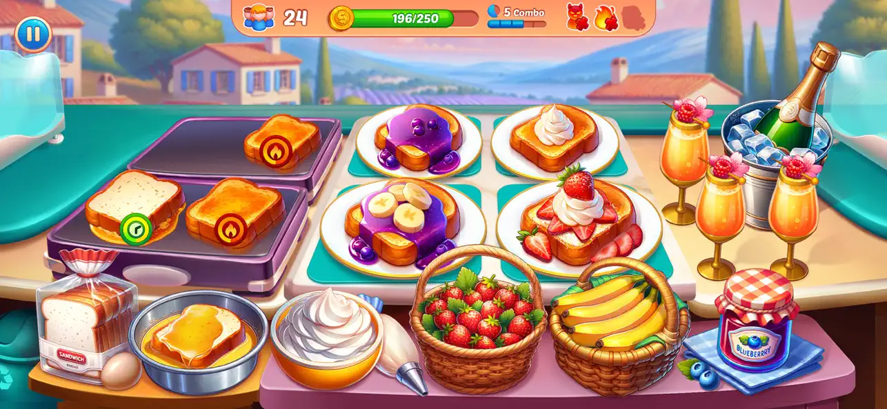 Cooking Chaos Cooking Games Hack screenshot 9 - game app interface