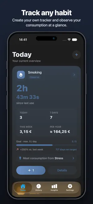 Clarity: Consumption Tracker screenshot 1