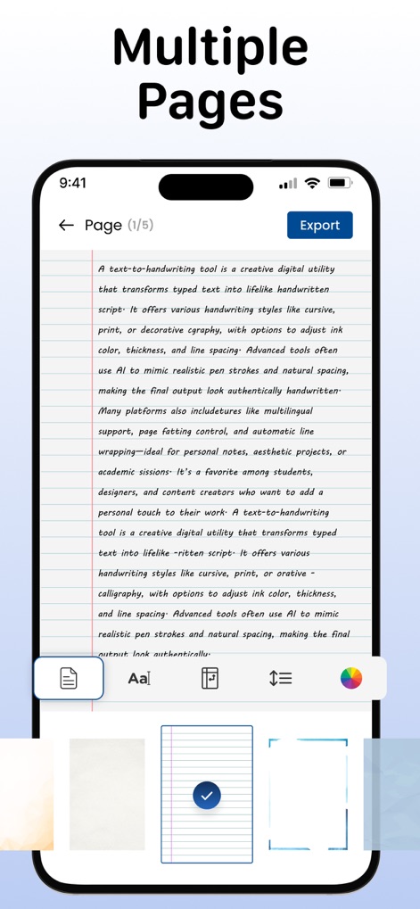Text to Handwriting Converter - Education App | MWM