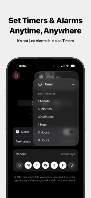 Wake Up Alarm - By JZ 94.5 screenshot 3