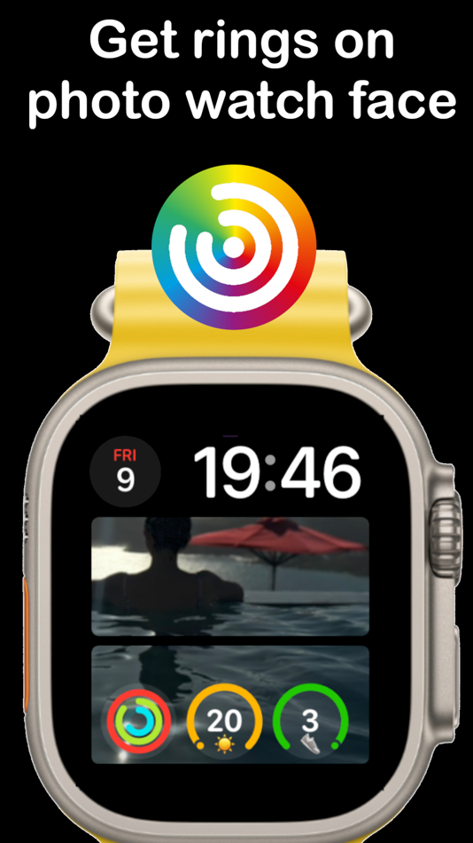 #2. PhotoRings: Watch Face (iOS) 由: Yingchi Wang