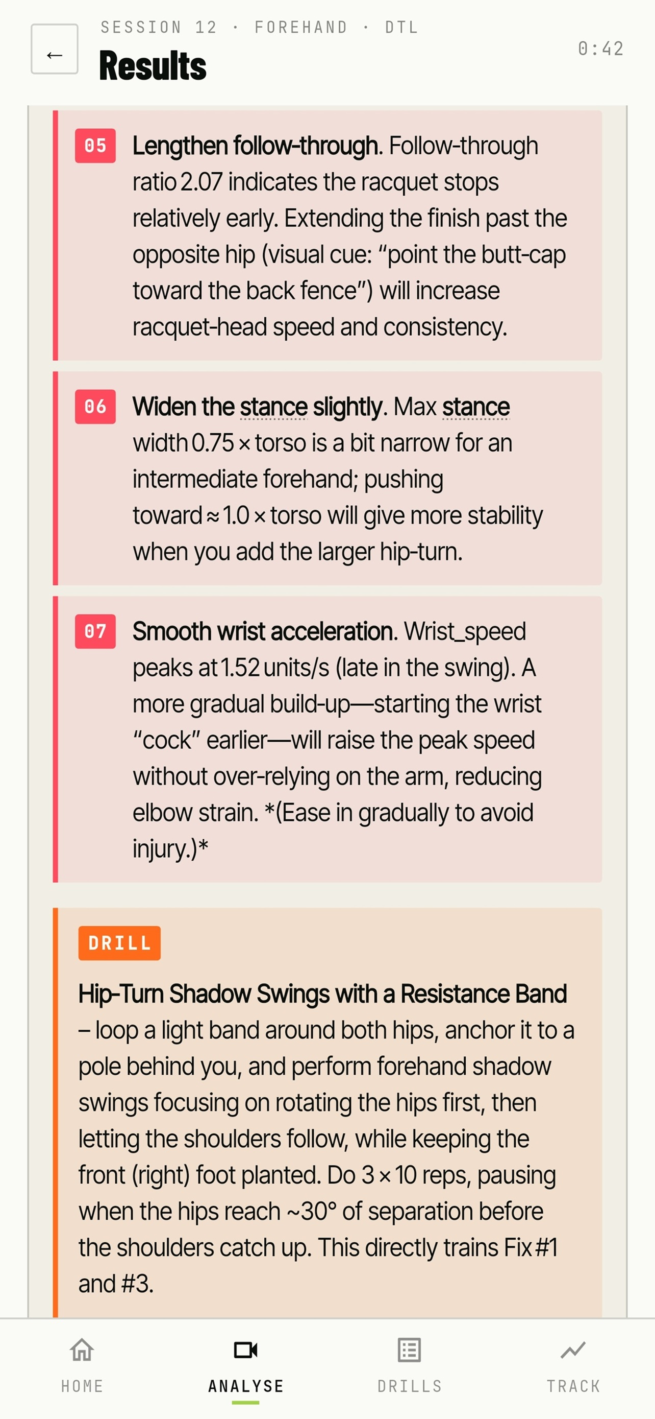 Tekrise - Swing Analysis screenshot 7