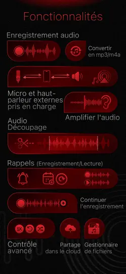 Capture d'écran de Enregistreur Et éditeur Audio sur iPhone 2