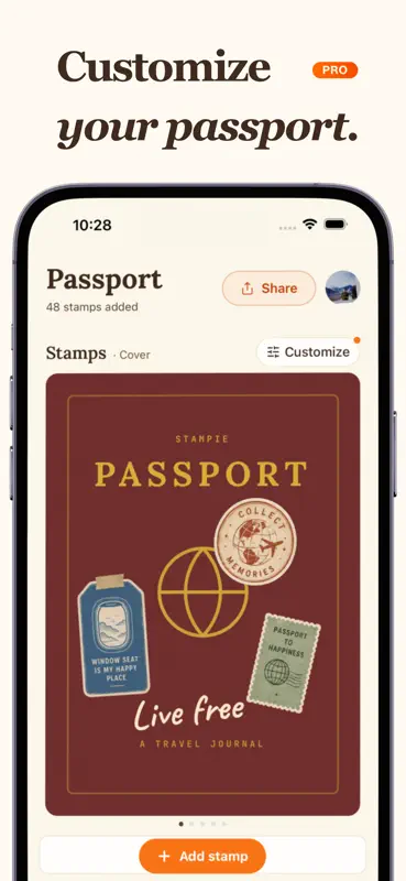 Stampie: Travel Tracker & Map screenshot 8 of 10
