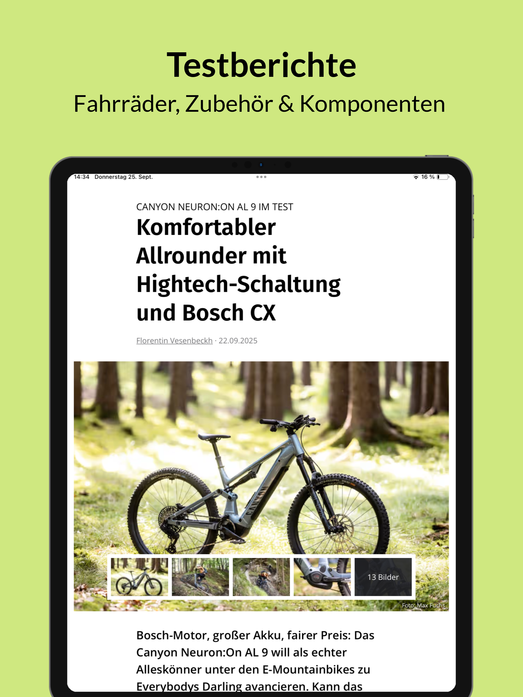 BIKE - Tests, Technik, Touren screenshot 7
