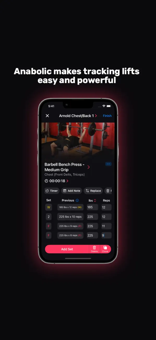 Screenshot #2 pour Anabolic - Workout App