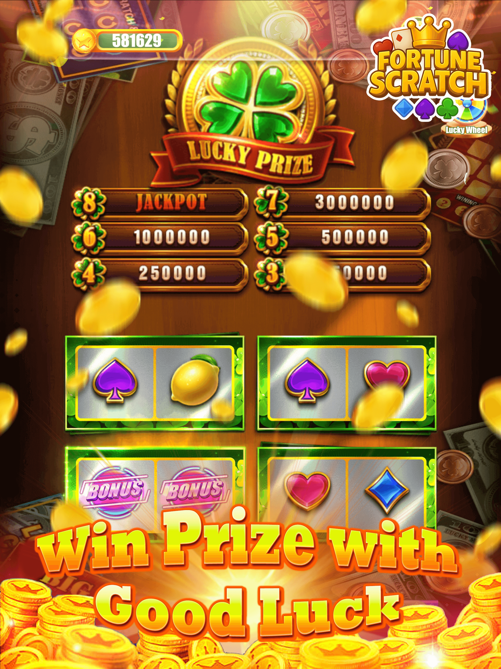 Fortune Scratch: Treasure Card