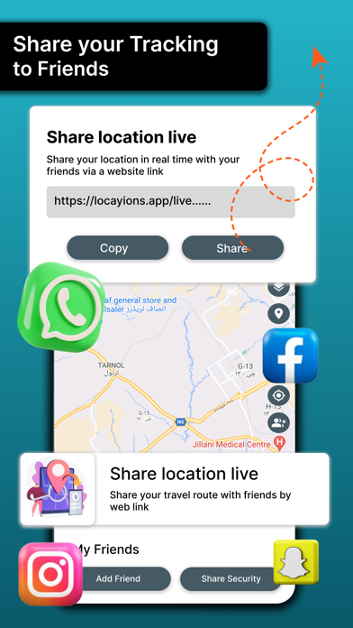 Buddy Tracker GPS Navigation Screenshot
