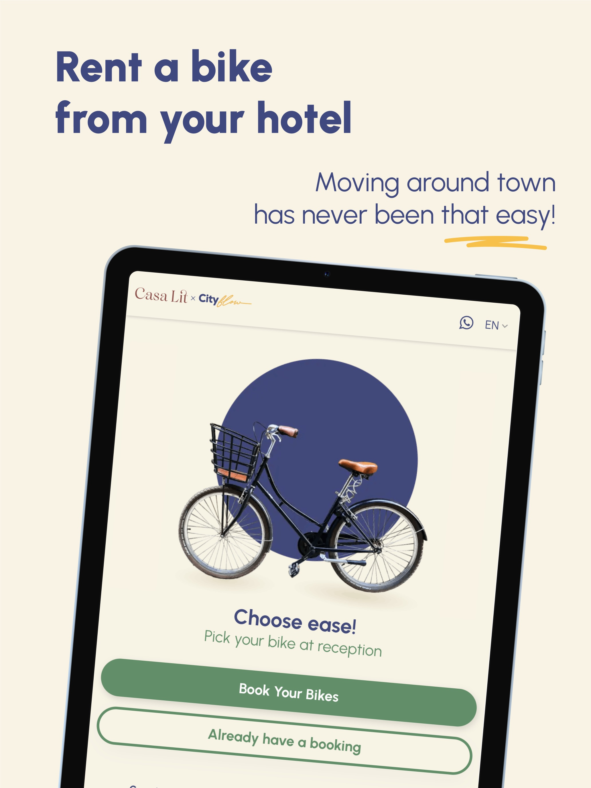 Cityflow – Hotels bikes rental