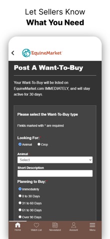 EquineMarket screenshot