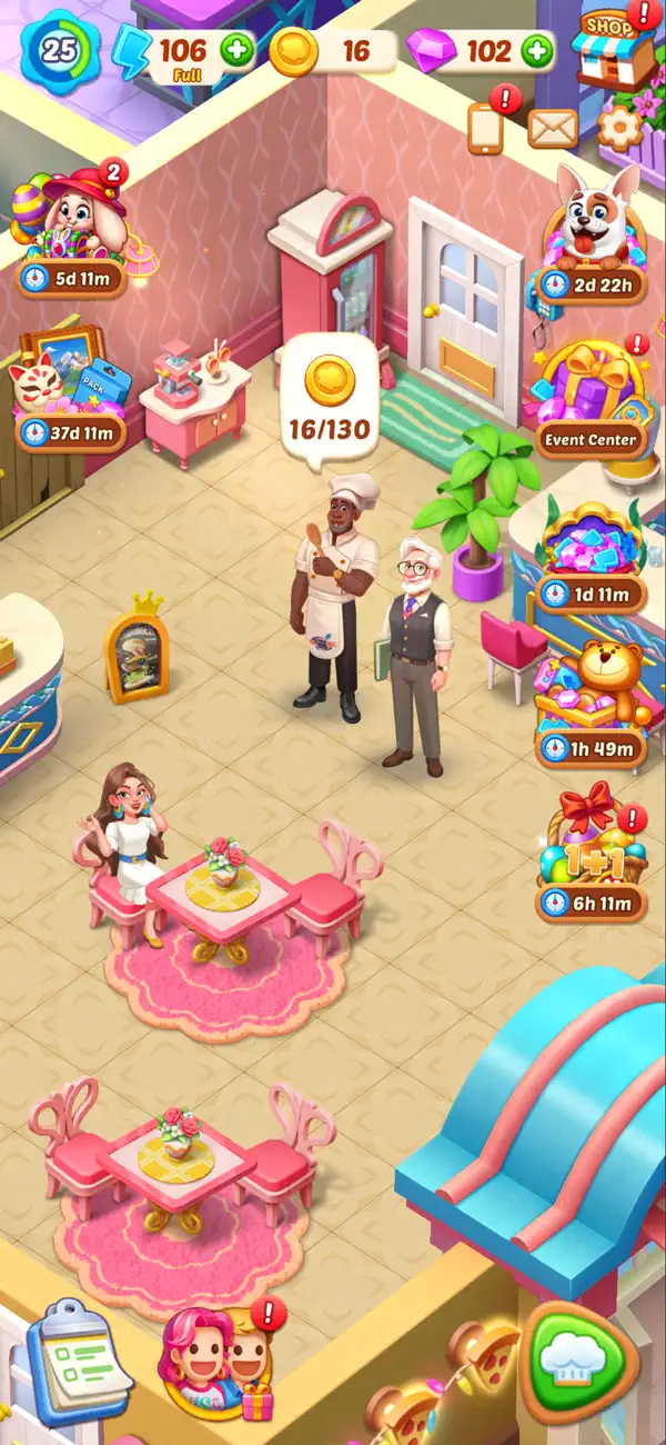 #3. County Story: Merge & Cooking (iOS) Av: X-FUN HK LIMITED