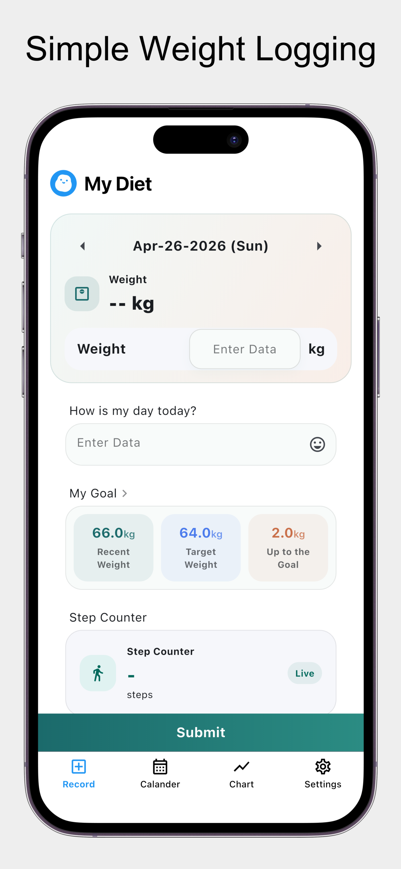 My Diet - Weight Management