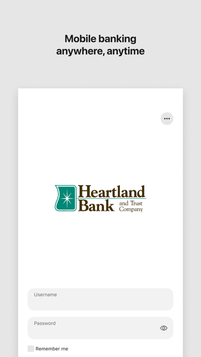 Heartland Bank Mobile Banking Screenshot