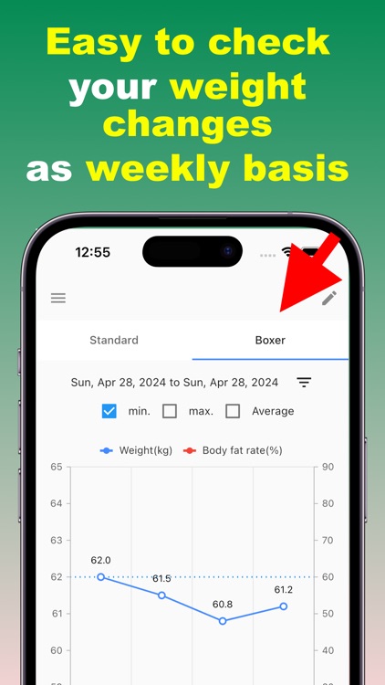 Weight Control App Boxer Mode screenshot-3