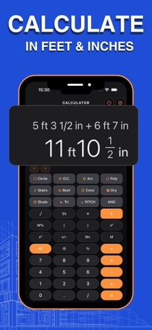 Construction Calculator : Xcal Screenshot 1 of 5
