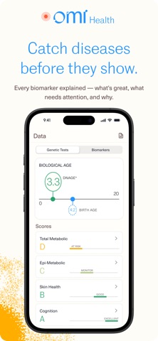 Omi Health App iPhone screenshot