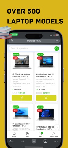 Magnet E-Store screenshot