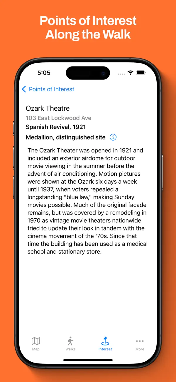 #4. Webster Walks (iOS) Ved: Crux Solutions, LLC