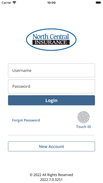 North Central Insurance Screenshot