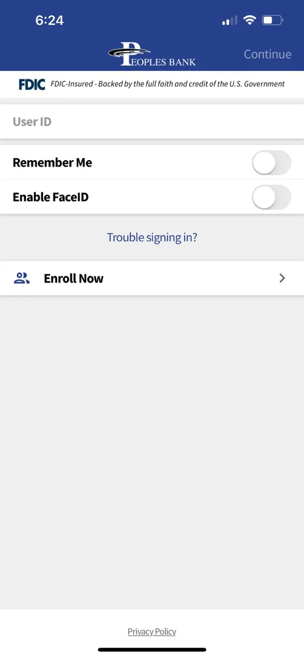 Screenshot #1 pour Peoples Bank (AR)