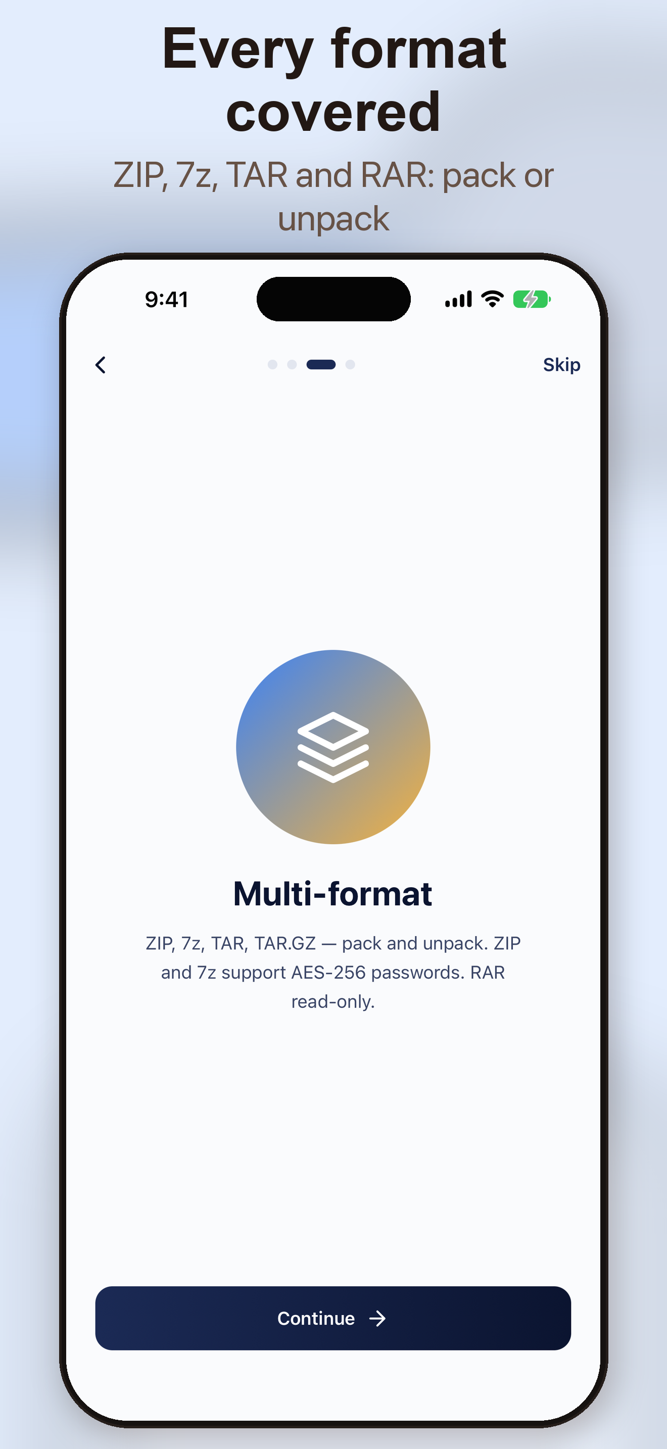 Archivr: Pack & Lock Archives screenshot 2