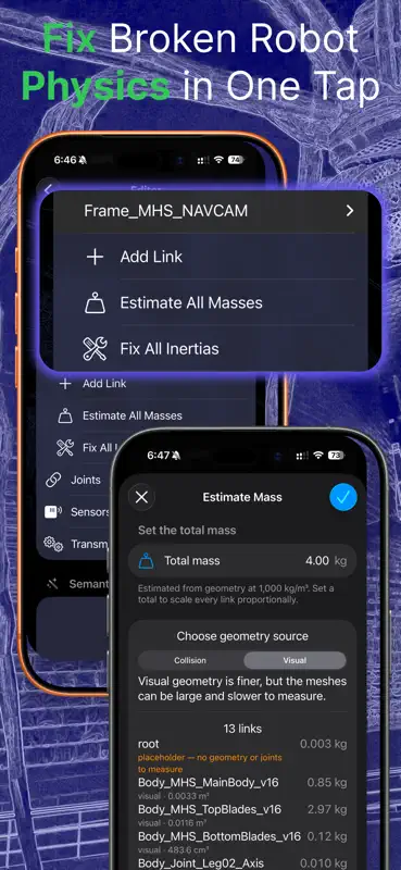 ARMOR: Robotique & URDF 3D screenshot 6 of 7