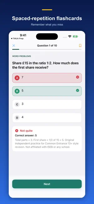 TMUA Prep screenshot 2