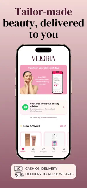 Veloria: Beauty & Skincare screenshot 1