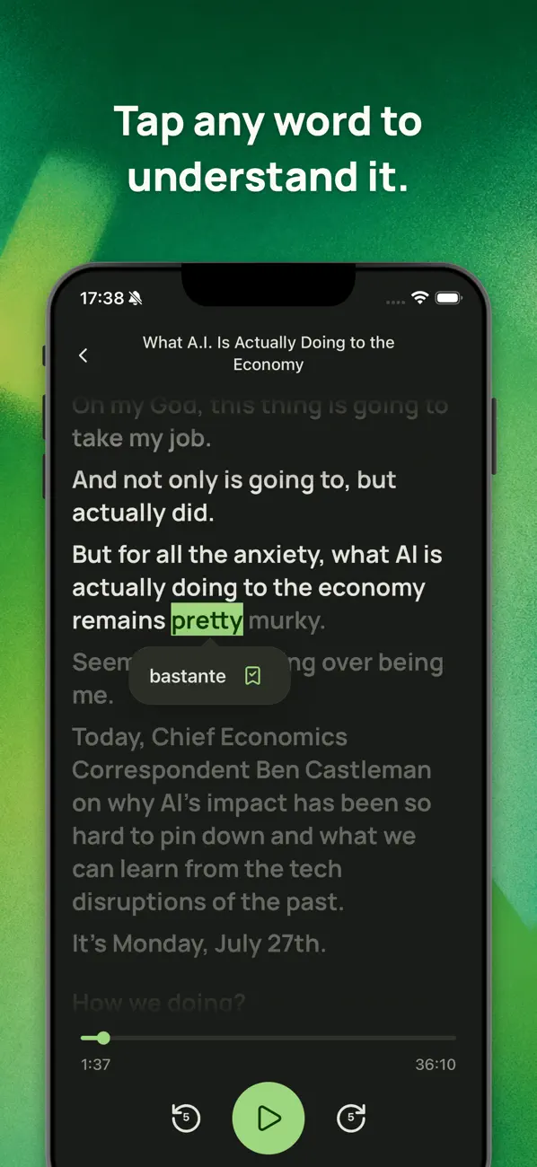 Screenshot #3 pour Inputflow - English Listening