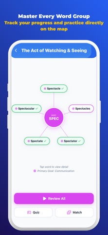 S-RootWords – Learn Vocabulary iPhone screenshot