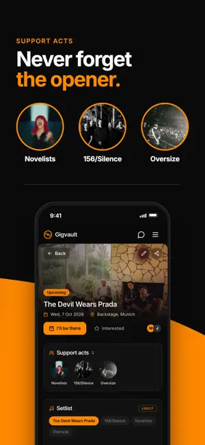 Gigvault: Concert Tracker screenshot 3