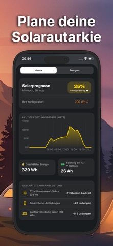 Camping-Wetter: Wind, Sonne iPhone screenshot 3