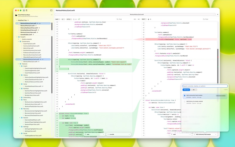 RibbonDiff screenshot