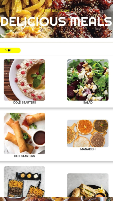 Middle East Restaurant app screenshot