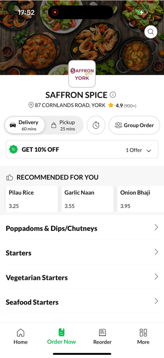 Saffron Spice York Screenshot 2 of 4