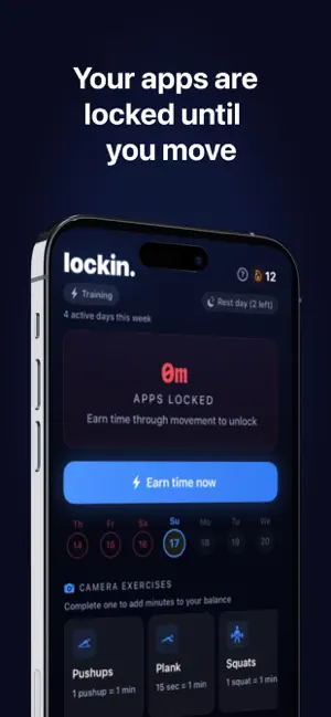 Lockin - Earn Your Screen Time screenshot 1