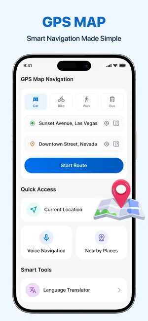 GPS Navigation: Maps & Route screenshot 1